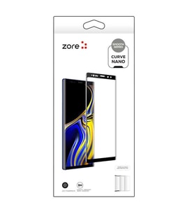 Uyumlu Model Apple iPhone 8 Plus 3D Short Curve Nano Ekran Koruyucu (Beyaz)