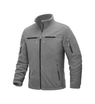 Ghassy Co. Warm Tactical Sport Multi 6 Cep Fonksiyonel Termal Polar Ceket (Koyu Gri)