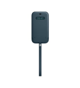 Apple iPhone 12 Pro Max MagSafe Özellikli Zarf Deri Kılıf MHYF3ZM/A (Lacivert)