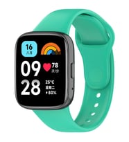 Xiaomi Redmi Watch 3 Active Soft Tasarım Klasik Yumuşak Silikon (Turkuaz)