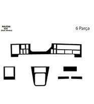 Meriç® Mazda 926 Ön Torpido Kaplama Maun 6 Parça 1994-1999 (Piano Black)