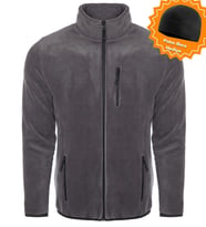 Ghassy Co. Polar Erkek Tam Fermuar + 3 Cep ((YENİ SEZON)) (Füme)