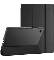 Samsung Galaxy Tab A7 Lite T220 T225 T227 Kılıf New PU Deri Smart Standlı Case (Siyah)