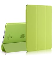Apple iPad 7. Nesil 10.2 Kılıf PU Deri Smart Standlı Case A2197 A2200 A2198 (Yeşil)