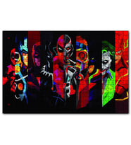 Cakapuzzle Marvel Low Poly Tüm Karakterler  Puzzle Yapboz MDF (Ahşap) (255 Parça)