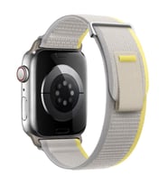Microsonic Apple Watch Series 10 46mm Kordon Hike Spiral Siyah (Bej)
