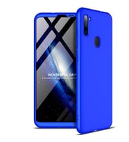 Galaxy A11 Kılıf Zore Ays Full Koruma Kılıf (Mavi)