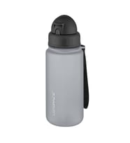 Uzspace Pipetli 400 ml Tritan Çocuk Su Matarası FiftyFifty (Gri)