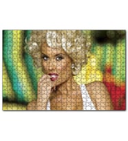 Cakapuzzle Marilyn Monroe Düşünceli  Puzzle Yapboz MDF (Ahşap) (255 Parça)