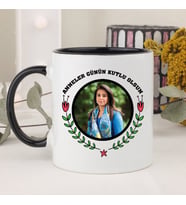 Anneler Günü Hediyesi Kupa Bardak (Siyah)