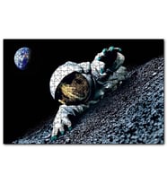 Cakapuzzle Uzay Astronot Gezegen Görseli  Puzzle Yapboz MDF (Ahşap) (255 Parça)