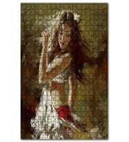 Cakapuzzle Dans Eden Çingene Kızı Puzzle Yapboz MDF (Ahşap) (500 Parça)