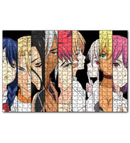 Cakapuzzle Anime Karakterler Şerit Kompozisyon  Puzzle Yapboz MDF (Ahşap) (255 Parça)