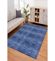 Dijital Kaymaz Taban Yıkanabilir Renkli Salon Halısı Mutfak Halısı Yolluk ND-SD-875 (Mavi)