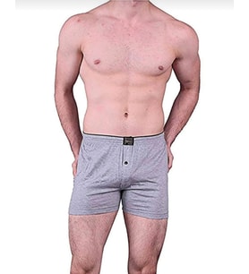 ANIT 1146 ERKEK PAMUKLU PENYE BOXER 10 ADET (Gri)
