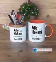 Aile Hekimi Kalemlik, Kupa Bardak T Kişiye Özel Hediye (Model 13)