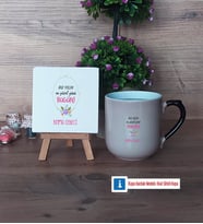 Doğum Günü Hediyesi Dekoratif Taş, Kupa Bardak Kırmızı Hediye (Model 9)