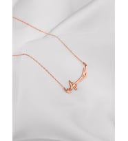 DKMN Gümüş 925 Ayar Gümüş Zülfikar Kolye (Rose)