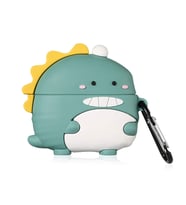 Microsonic Huawei FreeBuds Pro 2 Kılıf Cartoon Figürlü Silikon Crtn-Fgr-Ttr (Açık Yeşil)