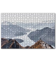 Cakapuzzle Muhteşem Göl ve Dağ Manzarası  Puzzle Yapboz MDF (Ahşap) (500 Parça)