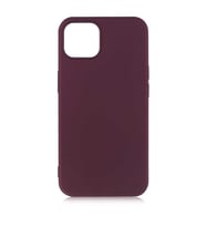 Uyumlu Model Apple iPhone 13 Kılıf Soft Mat Premier Case (Mürdüm)