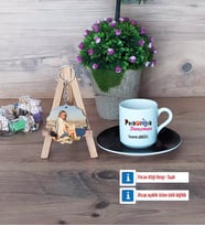 Psikolojik Danışman Türk Kahvesi Fincanı Ahşap Altlıklı ve Fotoğraflı Ahşap Anahtarlık Hediye Psikolojik Danışmana Hediye (Model 7)
