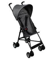 Norfolk Diamond Baby Brugge Pratik Baston Bebek Arabası - Yağmurluk Hediyeli (Antrasit)