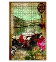 Cakapuzzle Güzel Kadın Suluboya Çalışması Puzzle Yapboz MDF (Ahşap) (1000 Parça)