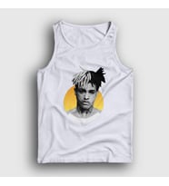 Presmono Unisex Sarı Sun XXXTentacion Atlet 48896tt (Beyaz)