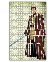 Cakapuzzle Star Wars Yazılı Puzzle Yapboz MDF (Ahşap) (1000 Parça)