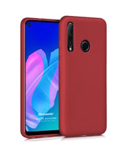 Matte Silicone Huawei P40 Lite E Kılıf (Kırmızı)