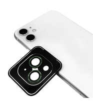 Uyumlu Model Apple iPhone 13 Mini Kamera Lens Koruyucu Kolay Uygulanabilir CL-09 (Koyu Yeşil)