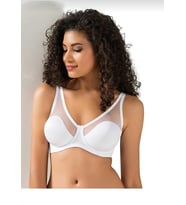 LE JARDİN 9200 BAYAN SOFT CUP TÜL TOPARLAYICI SÜTYEN TEKLİ (Beyaz)