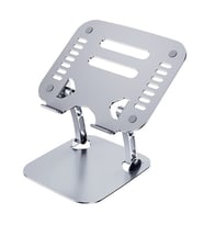 Ally T602 Ayarlanabilir Katlanır Isı Havalandırmalı Alüminyum Laptop Standı (Gümüş)