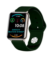 Huawei Watch Fit 2 Uyumlu PureLux Soft Silikon Kordon (Koyu Yeşil)