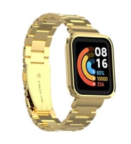 Xiaomi Redmi Watch (Mi Watch Lite) Zore KRD-60 Metal Kordon (Gold)