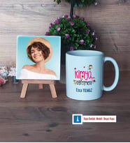 Kimya Öğretmeni Fotoğraflı Dekoratif Taş, Kupa Bardak Beyaz Hediye (Model 1)