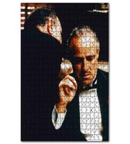Cakapuzzle Marlon Brando The Godfather Puzzle Yapboz MDF (Ahşap) (255 Parça)
