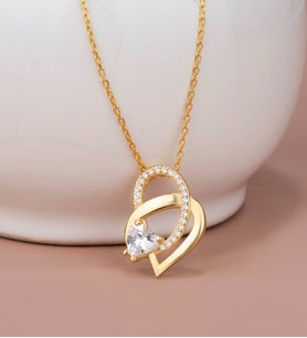 Else Silver Kördüğüm Gibi Sevgi Gümüş Kolye (Yeşil)