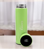 Kişiye Özel 500 ML Dereceli Termos (Yeşil)