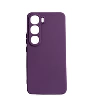 Kvy Vivo V40 Lite Biye Silikon Kılıf (Mor)