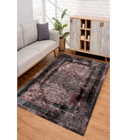 Dijital Kaymaz Taban Yıkanabilir Renkli Salon Halısı Mutfak Halısı Yolluk ND-SD-278 (Pembe)