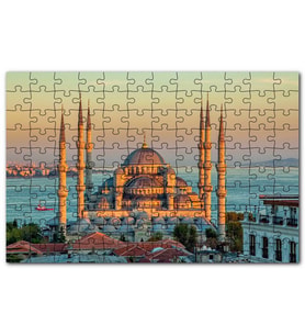 Cakapuzzle Sultan Ahmed Camii İstanbul Görseli Puzzle Yapboz MDF (Ahşap) (500 Parça)