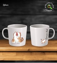 KirliPatiler Taş Kupa Fincan Üzeri Ev Kedisi Baskılı (Model 8)