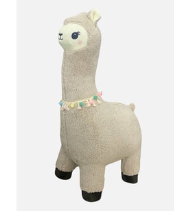 Gran Toys Oyun ve Uyku Arkadaşım Peluş Lama - 70CM (Kahverengi)