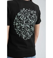 Brainstorming Kadın Baskı T-Shirt (Siyah)