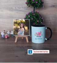 Kadın Sınıf Öğretmenine Hediye Fotoğraflı Dekoratif Taş, Kupa Bardak Beyaz Hediye Öğretmenler Günü Hediyesi (Model 11)