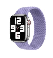 Apple Watch 7/8/9 41mm Kordon Medium Örgü Solo Loop Kordon 32 (Lila)