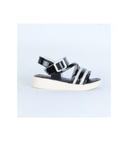 Moda Ayakkabı 01149 Kız Çocuk Sandalet (Siyah)