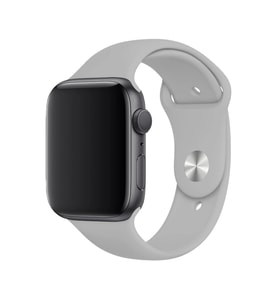 Apple Watch Uyumlu Silikon Kordon 2 3 4 5 6 Seri 38 - 40 Mm Lacivert (Gri)